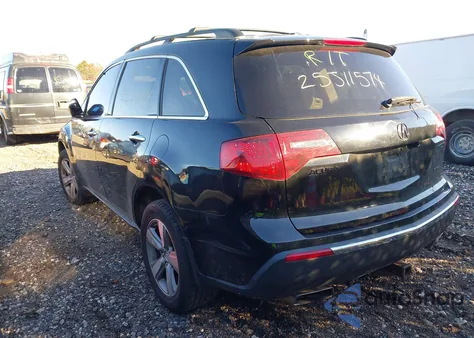 2011 Acura Mdx z USA, uszkodzony, nr VIN 2HNYD2H23BH541156